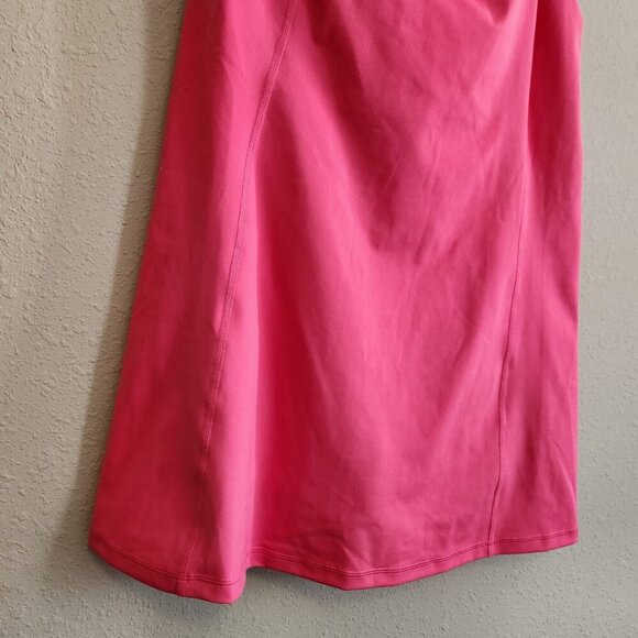 J. Crew Athletic One Shoulder Cloud Stretch Pink Dress NWT Size Medium - Picture 3 of 10